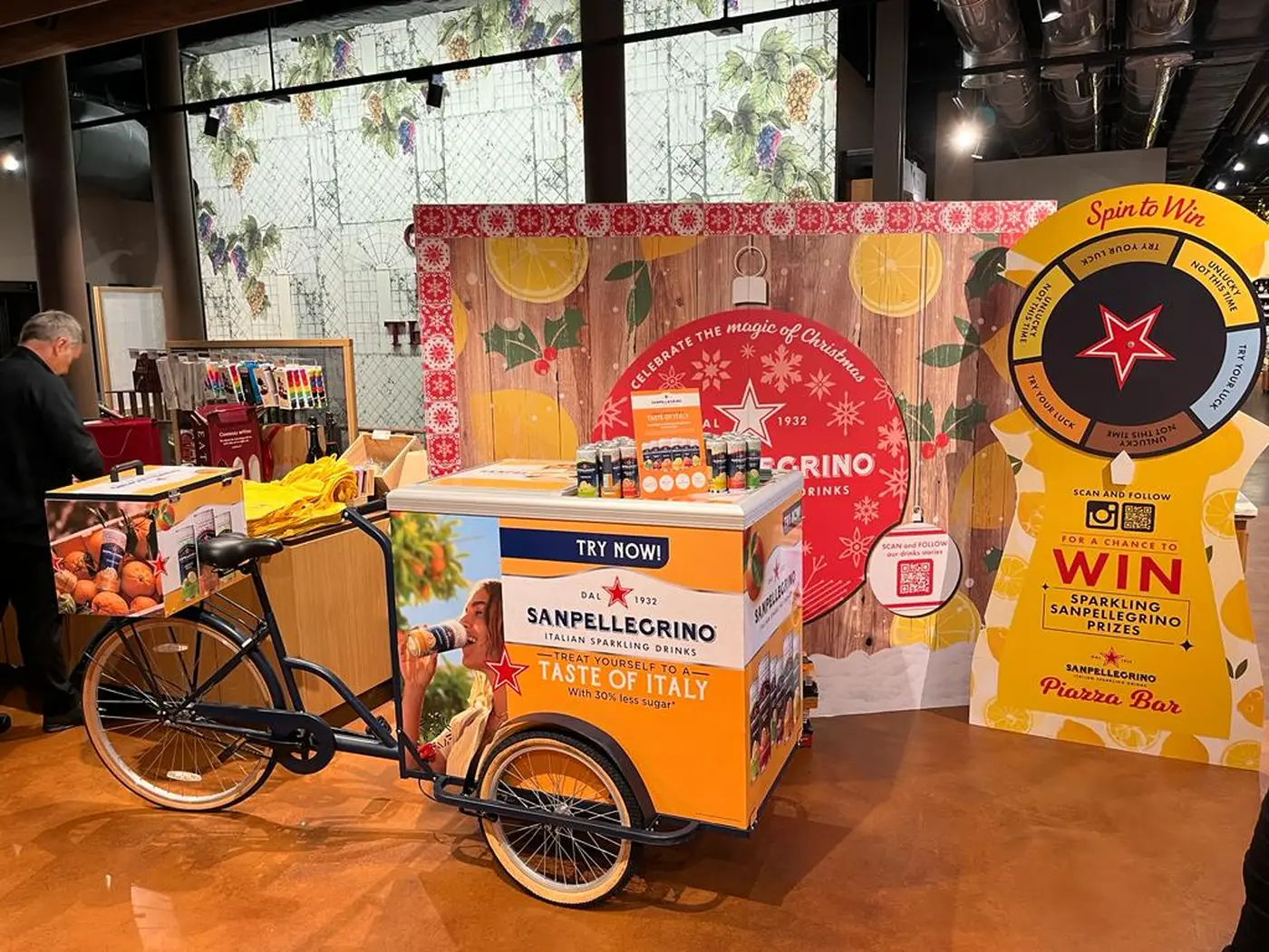 Image of Sanpellegrino stand